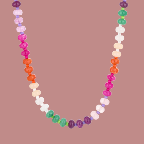 NECKLACE RAINBOW - MULTI 